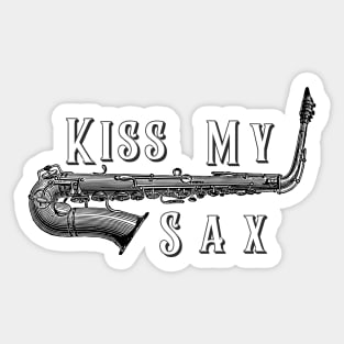 Kiss My Sax (alto version) Sticker